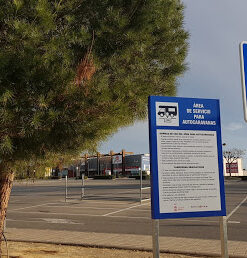 Área de Autocaravanas gratuita en Murcia, en Murcia Capital