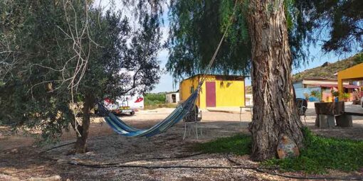 Área de Autocaravanas en Santomera Murcia Aparcacaravanas Camperplaats Granja La Carmela
