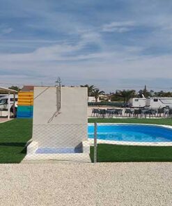 MarySol Camper Park en Calpe Alicante, Área de Autocaravanas con piscina